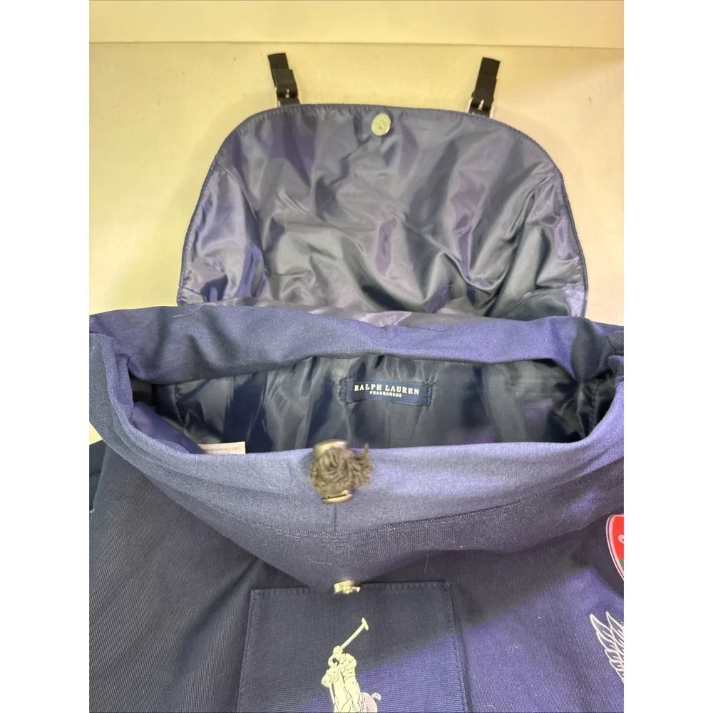 NEW POLO RALPH LAUREN Fragrances Navy Backpack Travel Hiking Gym Weekender Bag